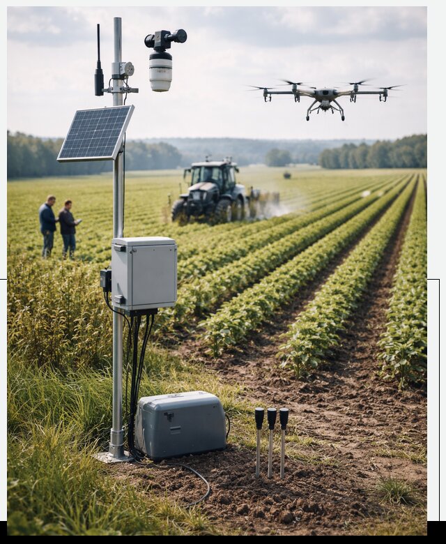 Разработка IoT мониторинга полей в Старой Руссе от 8662 р. | АвикейСрс